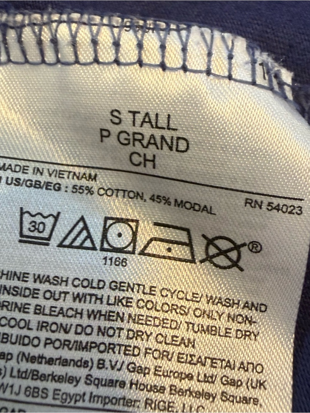 GAP Navy Casual Shift Dress S Tall - Picture 5 of 5